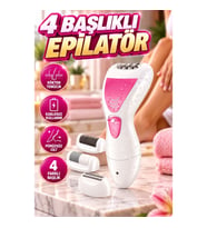4 Başlıklı Kablosuz Lazer Öncesi Kısaltma Epilasyon Aleti ve Çok Amaçlı Bakım Cihazı