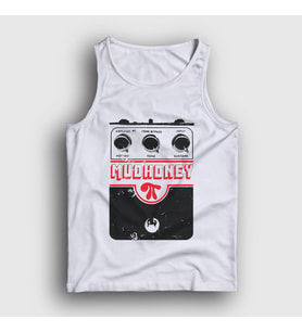 Presmono Unisex Beyaz Big Muff Müzik Mudhoney Atlet 502330tt