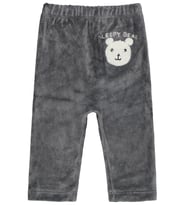 Civil Baby Ayıcık Süzene Nakışlı 6-18 Ay Tek Alt Bebe - Gri 12-18 Ay (Koyu Gri)