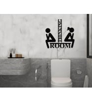 BK Home Banyo Tuvalet Duvar Süsü-2 (Siyah)