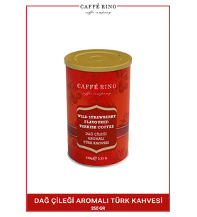 Dağ Çilekli Türk Kahvesi 250gr Teneke Caffe Rino