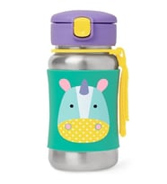 Zoo Pipetli Paslanmaz Çelik Suluk 350 ml Unicorn