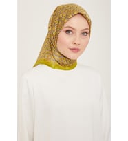 Sura İpek Eşarp  9134D (S ) (Yeşil)