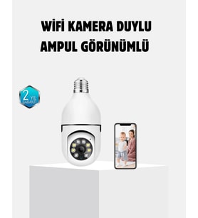 360 Derece Dönebilen Akıllı Duylu Kamera - Ptz, Uzaktan Kontrol, Hareket Algılama