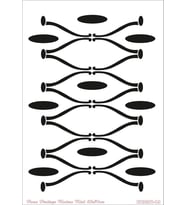 HOME HERITAGE MODERN MIDI 25X36CM HHMMR-09 STENCİL