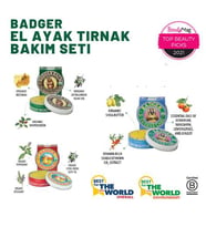 BADGER EL AYAK ve TIRNAK BAKIMI ÜÇLÜ SET 21 gr / 21 gr / 21 gr