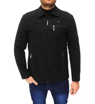 Erkek Büyük Beden Kaşe Mont 9050 BGL-ST03246 (Siyah)