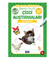 Hayvanlar - Çizgi Alıştırmaları