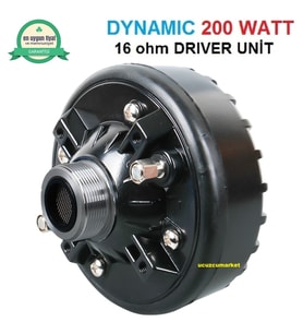 200 Watt 16 Ohm DYNAMIC  DRIVER UNİT