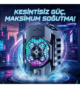Mobil Telefon Soğutucu Fan Telefon Radyatörü FPS Donma Önleyici Oyuncu Fanı Gaming Cooler Fast Radiator