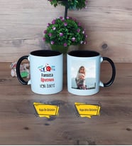 Fransızca Öğretmeni Kupa Bardak Siyah Fotoğraflı Öğretmenler Günü Hediyesi