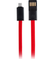 MF Product Jettpower 0047 Metal Başlıklı Örgülü 3A Micro Usb Hızlı Şarj Kablosu 20 cm Kırmızı