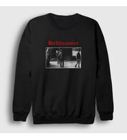 Presmono Unisex Siyah Band Hellhammer Sweatshirt 375461tt