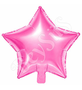 Yıldız Folyo Balon Pembe 24 inc