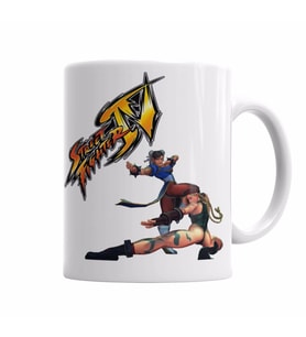 Street Fighter Chunli vs Camy Kupa Bardak Porselen