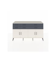 Kronos Konsol 3 Raflı 6 Çekmeceli 4 Kapaklı 176x59x99 Aytaşı-Aytaşı/Antrasit