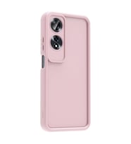 Oppo A60 Kılıf Kamera Korumalı Ananas Silikon Kapak (Pembe)