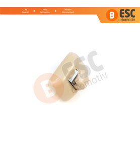 Audi A1 A3 A4 B7 B8 B9 A5 A6 C6 Q2 Q3 Q5 TT Seat Exeo İçin Güneşlik Tutucu Ayak Klipsi Bej Renk