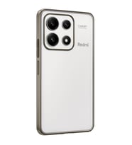 Xiaomi Poco X6 Pro Kılıf Kamera Korumalı Lensli Silikon - Gold