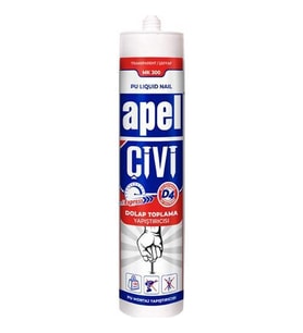 Apel sıvı çivi PU montaj kiti, D4 yapıştırıcı