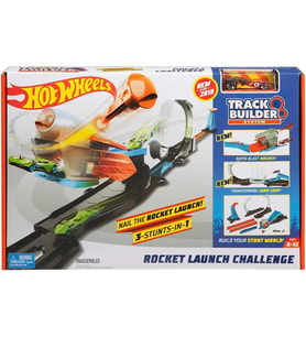 Hw Track Builder Süper Fırlatma Aksiyonu Yarış Seti (Çok Renkli)