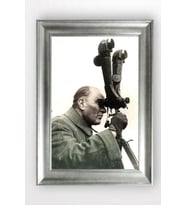 Gümüş Çerçeveli Atatürk Tablo cv1185