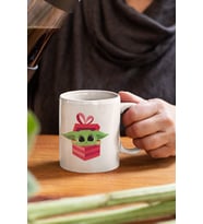 Baby Yoda Gift Baskılı Kupa Bardak