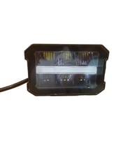 Space Offroad sis lambası 11,5 x 8 x 9cm beyaz-amber gündüz ledli  28w 12-80v adet/ LASS352 (Siyah)