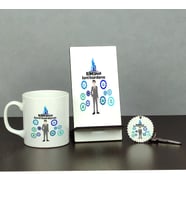 Businessman Üçlü Set (Kupa + Telefon Standı + Anahtarlık)