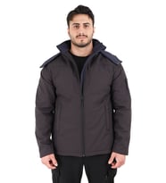 Kapitone Softshell Kaban - Astarlı - Zenobya (Antrasit)