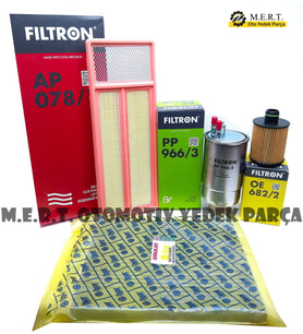 Fiat Punto 1.3 Multijet Euro 5 Filtron Filtre Bakım Seti 2012+