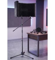 Midex PF-43X Set Mikrofon Ses Yalıtım Paneli (69x26cm) Stand Filtre Shock Mount XLR Kablo Sünger