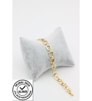 STİL İNCİSİ/XUPING JEWELRY  KARE ZİRKON TAŞLI BİLEKLİK (Altın)