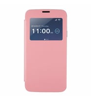 Anymode G900 Galaxy S5 ile Uyumlu View Flip Cover Kılıf Pembe