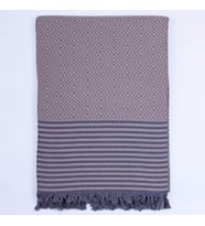 Çift Kişilik Yatak Örtüsü ve Pike %100 Pamuklu İnce Hafif Yazlık Battaniye Boho Dekoratif Koltuk Örtüsü Çok Amaçlı Çeyizlik Günlük Kullanım (Bej, 200x250 cm Çift Kişilik Pike)