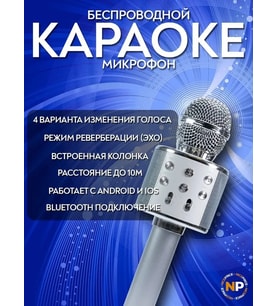 Kablosuz Mikrofon Hoparlör Karaoke