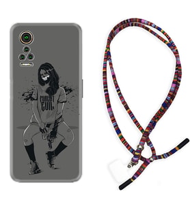 General Mobile GM 21 Pro GM 22 Pro Plus Kılıf Boyun Asklı Rasta Silikon Purest Evil 1627