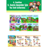 4.Sınıftan 5.Sınıfa Geçenler İçin Ata Tatilde Seti +10 lu Hikaye Seti
