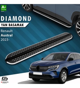 S-Dizayn Renault Austral Diamond Krom Yan Basamak 183 Cm 2023 Üzeri