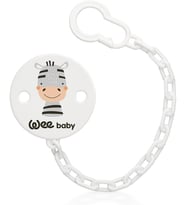 Baby Desenli Emzik Askısı - GRİ ZEBRA