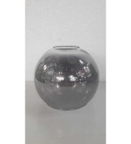 Oval Fanus Top Avize Camı Füme E27(BOY 11CM,ORTA ÇAP 12CM)