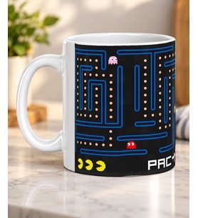 Pac-Man Kupa Bardak Retro Arcade Oyun Temalı Gamerlara Hediye 330 ml Porselen