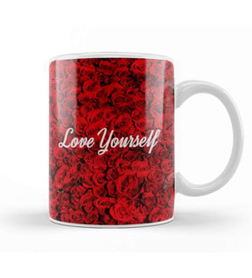 Kpop Love Yourself Roses Kupa Bardak Porselen