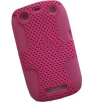 BlackBerry 9360 ile Uyumlu Curve Termo Plastik Silikon Kılıf Pembe Renk