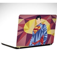 Süperman Low Poly Laptop Sticker 15.6 inch (38X27CM)