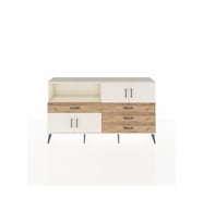 Arges Konsol 2 Raflı 4 Çekmeceli 4 Kapaklı 176x30x99 Aytaşı-Aytaşı/Çam