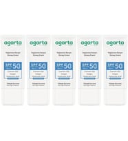 Agarta Yaşlanma Karşıtı Collagen Destekli Spf+50 Faktör Yüz Güneş Kremi 50 ML (5 Li Set)