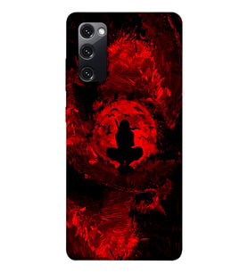 Samsung Galaxy S20 FE Uyumlu İtachi Uchiha Tasarımlı Şeffaf Telefon Kılıfı