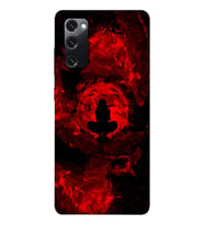 Samsung Galaxy S20 FE Uyumlu İtachi Uchiha Tasarımlı Şeffaf Telefon Kılıfı