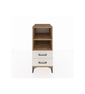 Kronos Komodin 2 Raflı 2 Çekmeceli 44x59x96 Çam-Aytaşı